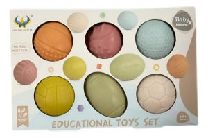 Miniatura 2 de 2 de Bolas Deportivas Goma Juguete Didactico Para El Baño Bebe Color Multicolor
