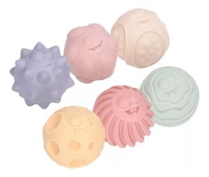 Miniatura 3 de 10 de Pelotas Locas Divertidas Surtidas 1 Multicolores Blandas 6pzas