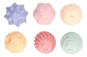 Miniatura 4 de 10 de Pelotas Locas Divertidas Surtidas 1 Multicolores Blandas 6pzas