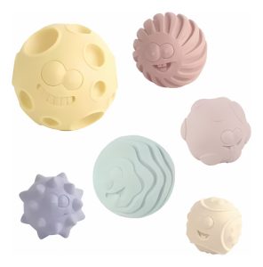 Miniatura 6 de 10 de Pelotas Locas Divertidas Surtidas 1 Multicolores Blandas 6pzas