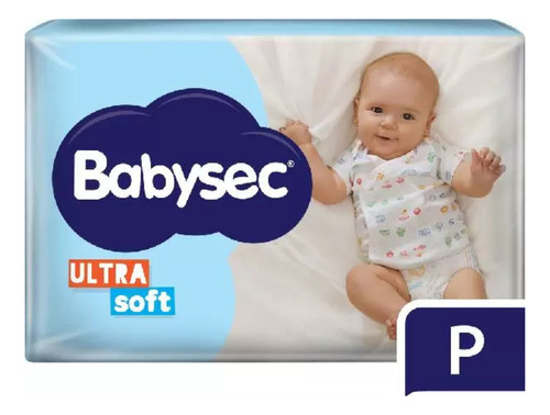 Imagen 1 de 1 de Pañales Babysec Ultra Soft Talle P X 50 Unidades