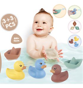 Miniatura 5 de 5 de Set De Baño Lanzan Agua Barcos Y Patitos