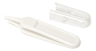 Imagen 2 de 5 de Pinza Nasal Para Mucosidades Duras -baby Innovation Color Blanco