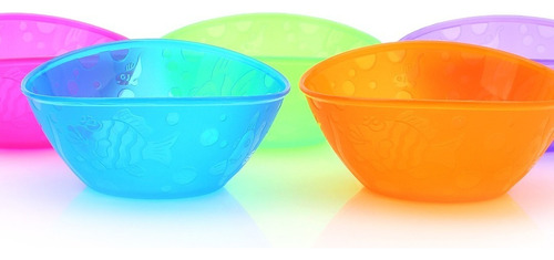 Imagen 2 de 10 de Bowls Apilables De Colores Para Bebés - Baby Innovation Color Multicolor Liso