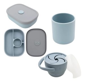 Miniatura 1 de 1 de Combo Silicona Nursimom Lunchera Divisiones Vaso Taza Snack