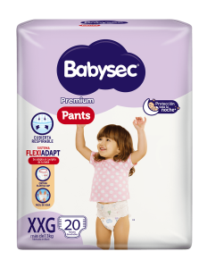 Miniatura 1 de 3 de Pañales Pants Babysec Premium XXG x 20 unidades