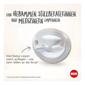 Miniatura 6 de 6 de set x2 Chupetes Nuk Mommyfeel Silicona 0-9M Rosa