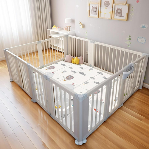 Imagen 10 de 10 de Alfombra Antigolpes Bebe Piso Impermeable 180 X 200 Cm (animales/globos)