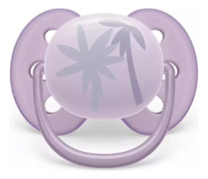 Imagen 1 de 3 de Chupete Avent Ultra Soft 0-6m Palmeras SCF092/03