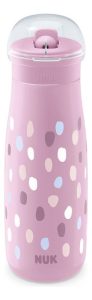 Miniatura 1 de 1 de Vaso Botella Nuk Mini-Me Plip 450ml +12m Lunares Rosa