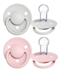 Miniatura 1 de 5 de Chupetes Bibs De Lux X2 Unidades Tetina Redonda De Silicona