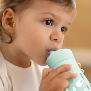 Miniatura 2 de 2 de Vaso Botella Nuk Mini-Me Plip 450ml +12m Lunares Verde