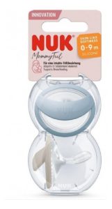 Miniatura 1 de 5 de Set x2 Chupetes Nuk Mommyfeel Silicona 0-9M Azul