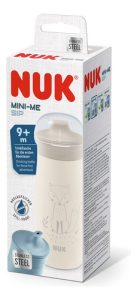 Miniatura 2 de 2 de Vaso Botella Mini-me Sip Acero Inox 300ml +9m Zorro Beige - Nuk