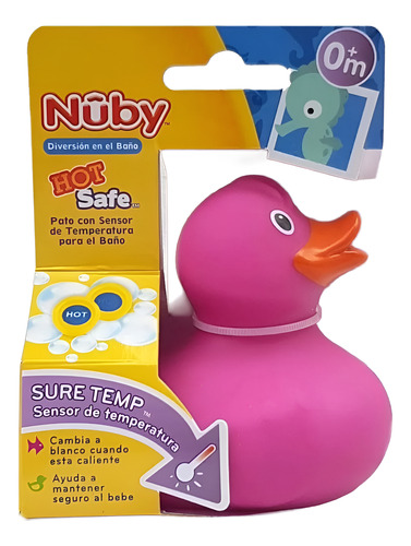 Imagen 1 de 1 de Nuby Pato Para El Baño Con Sensor De Temperatura