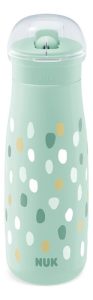 Miniatura 1 de 2 de Vaso Botella Nuk Mini-Me Plip 450ml +12m Lunares Verde