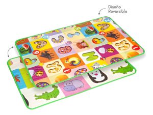 Miniatura 3 de 9 de Alfombra Antigolpes Bebe Diseño Reversible 120x80cm