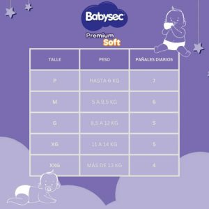Miniatura 4 de 4 de Pañales Babysec Premium Soft Talle P X 50
