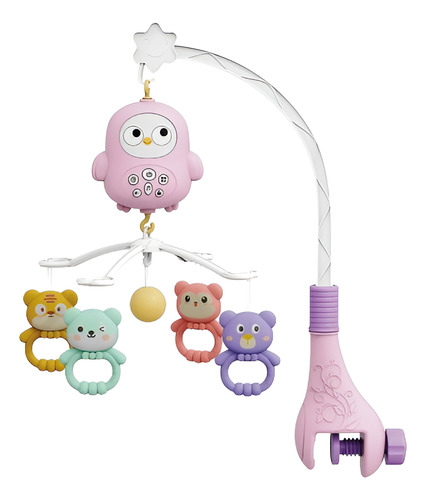 Movil Musical con control remoto luces y juguetes