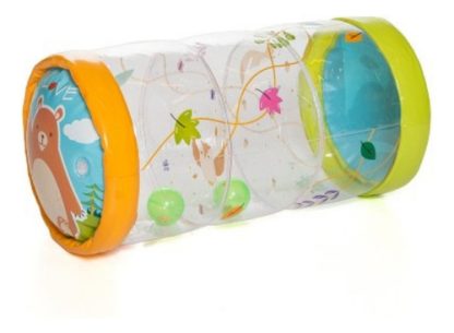 Imagen 5 de 9 de Cilindro Inflable Multicolor Pelotas Con Sonidos Para Bebes