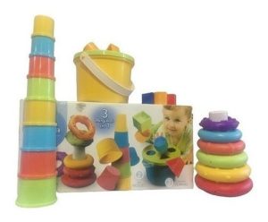 Miniatura 2 de 3 de Set 3 En 1 Duravit : Anillos Apilables, Mini Moldes y Primeras Formas