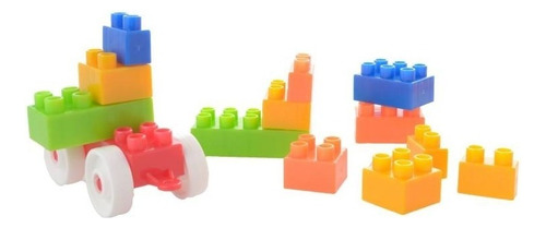 Imagen 3 de 7 de Juego De Mini Bloques En Balde 60 Piezas - Duravit