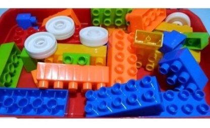 Imagen 6 de 7 de Juego De Mini Bloques En Balde 60 Piezas - Duravit