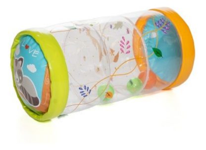Imagen 4 de 9 de Cilindro Inflable Multicolor Pelotas Con Sonidos Para Bebes