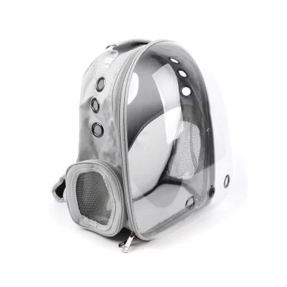 Imagen 1 de 7 de Mochila Capsula Transportadora de Mascota Color Gris