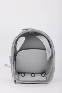 Miniatura 2 de 7 de Mochila Capsula Transportadora de Mascota Color Gris