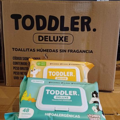 Imagen 3 de 5 de Toallitas Húmedas Con Tapa Sin Perfume 48u Bebe Toddler