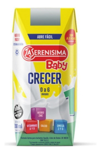 Imagen 1 de 1 de Leche La Serenisima Baby Etapa 1 x 200ml (0 a 6 meses)