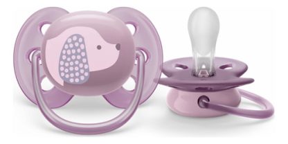Imagen 1 de 4 de Chupete Philips Avent Ultra Soft 6 - 18 Meses - Perrito
