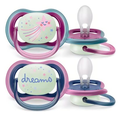 Imagen 2 de 4 de Chupete Philips Avent Ultra Air Ultra Air 6-18 Meses x 2 unidades (Estrella - Dreams)
