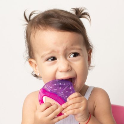Imagen 9 de 9 de Mordillo Sonajero Violeta Baby Innovation