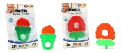 Imagen 1 de 1 de Mordillo Rojo Verde Baby Innovation