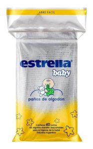 Miniatura 2 de 2 de Paños De Algodon Estrella Baby X 40 U