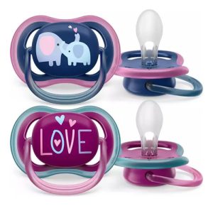 Miniatura 1 de 3 de Chupete Philips Avent Ultra Air +18 meses x2 unidades - Elefantes