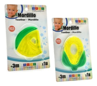 Imagen 4 de 4 de Mordillo Maiz Amarillo Y Verde - Baby Innovation