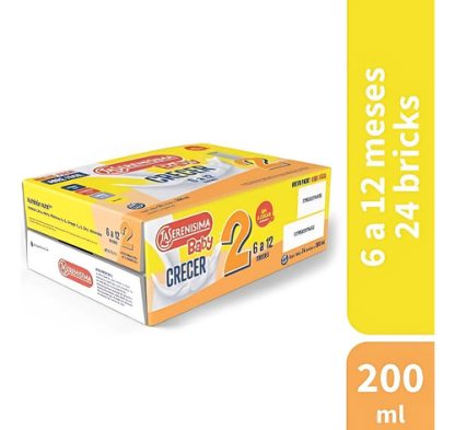 Imagen 3 de 3 de Leche La Serenisima Baby Etapa 2 x 200ml (6 a 12 meses)