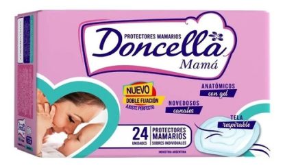 Imagen 1 de 2 de Protectores Mamarios Doncella x24 unidades