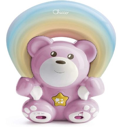 Imagen 2 de 4 de Proyector Osito Rainbow Bear Rosa Chicco