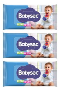 Miniatura 1 de 1 de Toallitas Húmedas Babysec Ultra Fresh Pack 3x50u