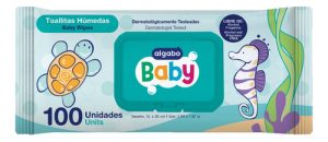 Miniatura 1 de 2 de Toallitas Húmedas con tapa Algabo Baby x100 unidades