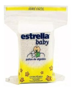 Miniatura 1 de 2 de Paños De Algodon Estrella Baby X 40 U