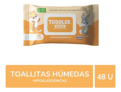 Imagen 2 de 3 de Toallitas Húmedas Con Tapa Con Aloe Vera 48u Bebe Toddler