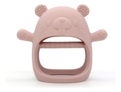 Imagen 1 de 1 de Mordillo De Silicona Para Bebe Guante Castor Nursimom