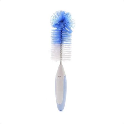 Imagen 1 de 2 de Cepillo Limpia Mamadera Tetina + Pinza Baby Innovation 3 en 1
