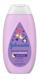 Miniatura 1 de 1 de Crema Hidratante Johnson & Johnson Para Antes De Dormir 200 Ml Violeta
