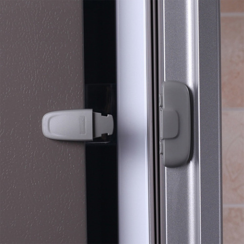 Imagen 5 de 7 de Traba De Seguridad Para Puerta De Heladera Baby Innovation Color Blanco